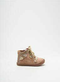 Bottillons nubuck bout rond beige GBB fille