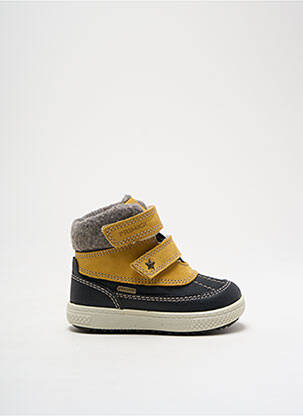 Bottines/boots fermeture scratch plateforme jaune PRIMIGI garçon