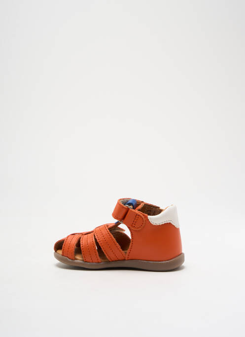 Sandales/Nu pieds orange GBB pour garçon