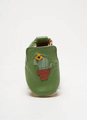 Chaussons/Pantoufles vert EASY PEASY pour fille seconde vue