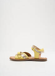 Sandales/Nu pieds jaune KICKERS pour fille seconde vue