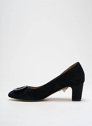 Escarpins nubuck talon de 4 à 6cm noir TAMARIS femme