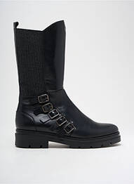 Bottines/boots matière lisse talon plat jusqu'à 3cm noir DANSI femme