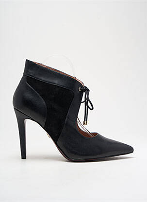Bottines/boots matière lisse talon de 7 à 9cm noir TAMARIS femme