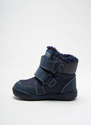 Bottines/boots tissage satiné bout rond bleu PRIMIGI garçon