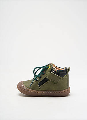 Chaussons/pantoufles bout rond bout rond vert GBB garçon