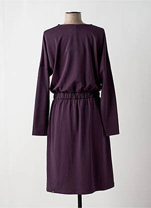 Robe mi-longue manches longues manches longues violet RAGWEAR femme