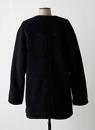 Manteau long coupe cintrée sans capuche noir RAGWEAR femme