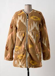 Manteau long coupe cintrée sans capuche marron RAGWEAR femme
