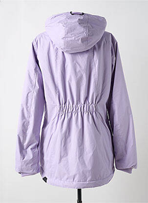 Parka fermeture zippée sur le devant a capuche violet RAGWEAR femme