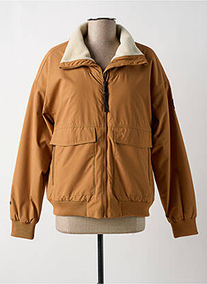 Blouson effet matière satinée marron RAGWEAR femme
