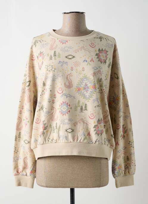Sweat-shirt beige RAGWEAR pour femme