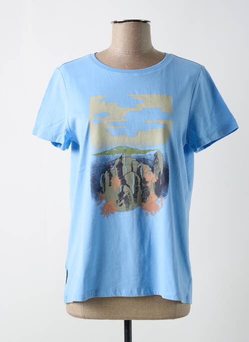 T-shirt bleu RAGWEAR pour femme