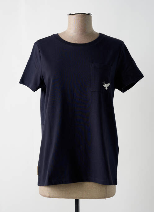T-shirt bleu RAGWEAR pour femme