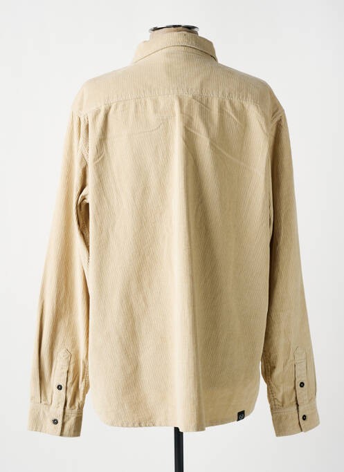 Chemise manches longues beige RAGWEAR pour homme