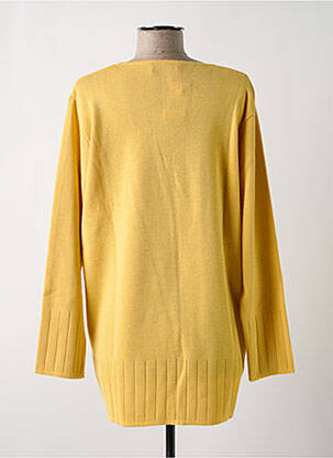 Pull coupe droite manches longues jaune ALAIN MANOUKIAN femme