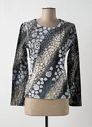 T-shirt manches longues manches longues gris FINETTE femme
