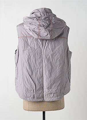 Doudoune capuche amovible a capuche gris MAT DE MISAINE femme