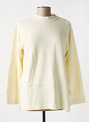 Pull coupe droite manches longues beige MAT DE MISAINE femme
