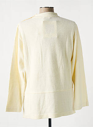 Pull coupe droite manches longues beige MAT DE MISAINE femme