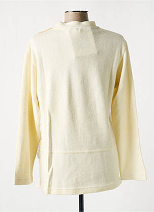 Pull coupe droite manches longues beige MAT DE MISAINE femme