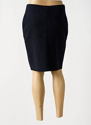 Jupe mi-longue taille haute bleu SAINT JAMES femme