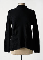 Pull noir PAUSE CAFE pour femme seconde vue