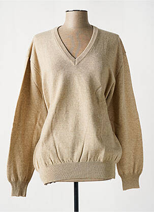 Pull beige ALAIN MANOUKIAN pour homme