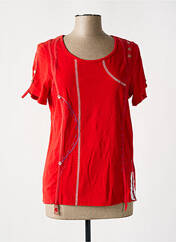 T-shirt rouge FRED SABATIER pour femme seconde vue