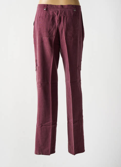 Pantalon droit violet LEWINGER pour femme