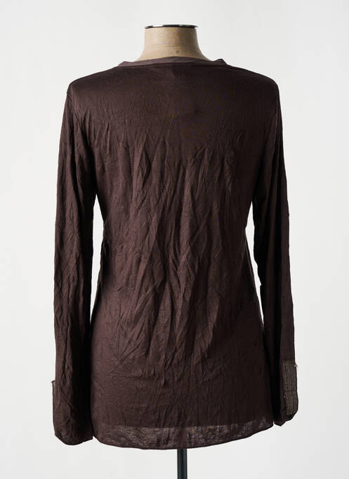 Top marron KAKIE pour femme