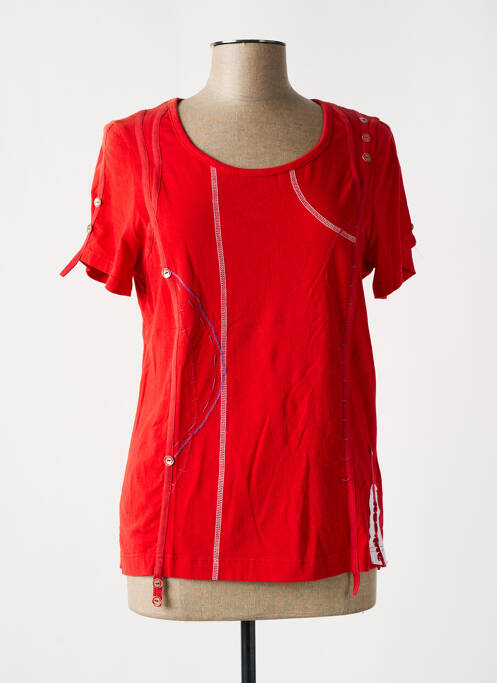 T-shirt rouge FRED SABATIER pour femme