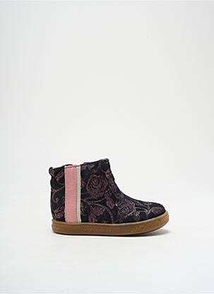 Bottines/boots voute plantaire bout rond noir BABYBOTTE fille