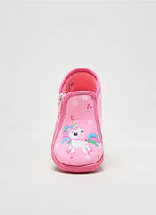 Chaussons/Pantoufles rose TOOTI pour fille seconde vue