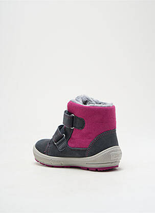 Baskets fermeture scratch bout rond rose SUPERFIT fille