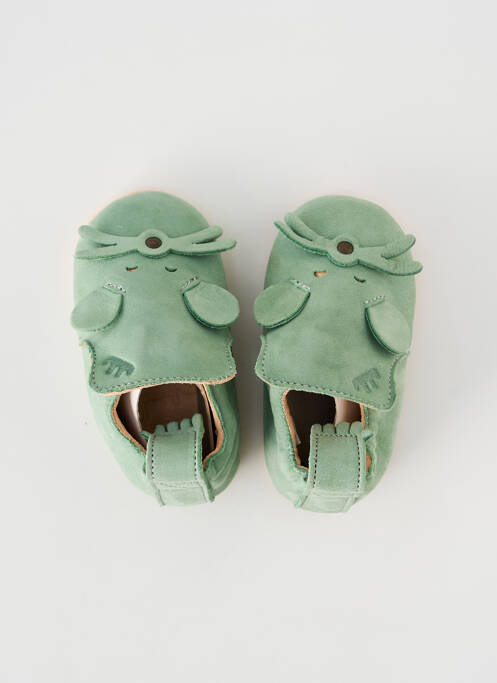 Chaussons/pantoufles type de semelle amortissante bout rond vert EASY PEASY garcon