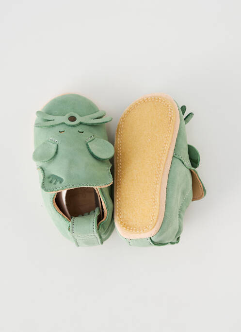 Chaussons/pantoufles type de semelle amortissante bout rond vert EASY PEASY garcon