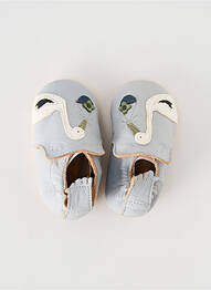 Chaussons/pantoufles type de semelle amortissante bout rond bleu EASY PEASY garcon
