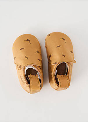 Chaussons/pantoufles type de semelle amortissante bout rond beige EASY PEASY garçon
