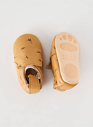 Chaussons/pantoufles type de semelle amortissante bout rond beige EASY PEASY garçon