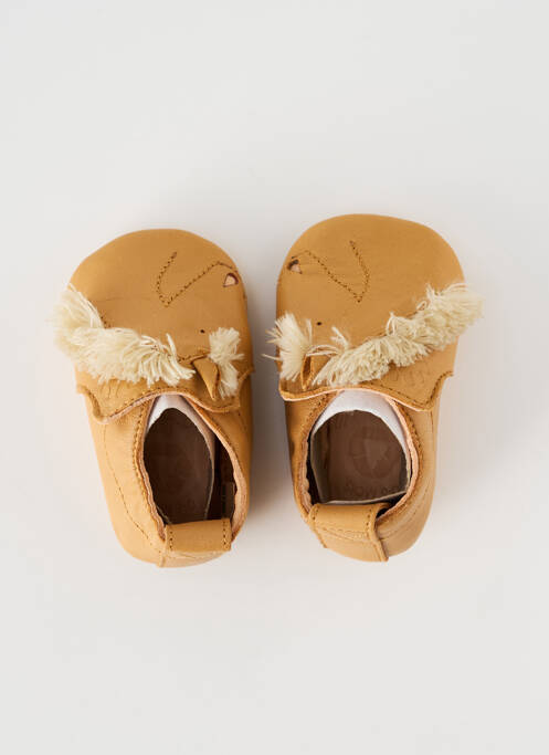 Chaussons/pantoufles type de semelle amortissante bout rond beige EASY PEASY garcon
