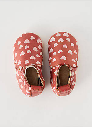 Chaussons/pantoufles type de semelle amortissante bout rond rose EASY PEASY fille