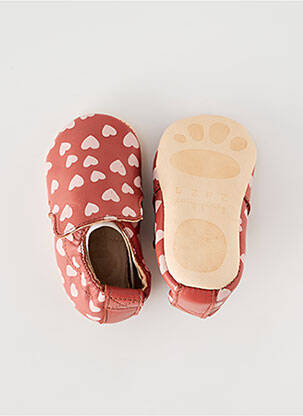 Chaussons/pantoufles type de semelle amortissante bout rond rose EASY PEASY fille