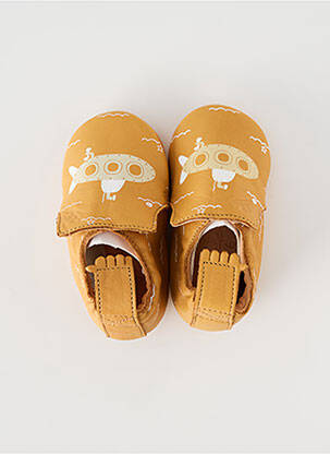 Chaussons/pantoufles type de semelle amortissante bout rond beige EASY PEASY garçon