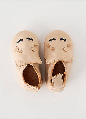 Chaussons/pantoufles type de semelle amortissante bout rond rose EASY PEASY fille