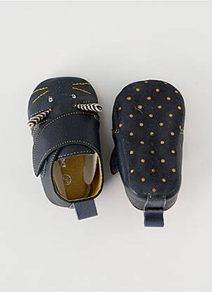 Chaussons/pantoufles type de semelle amortissante bout rond bleu MOULIN ROTY fille