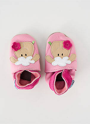 Chaussons/pantoufles type de semelle amortissante bout rond rose INCH BLUE fille