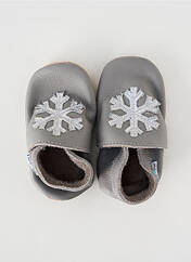 Chaussons/Pantoufles gris INCH BLUE pour fille seconde vue