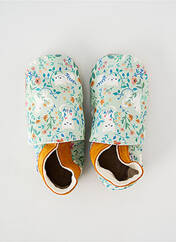 Chaussons/Pantoufles vert INCH BLUE pour fille seconde vue