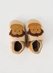 Chaussons/Pantoufles beige INCH BLUE pour garçon seconde vue